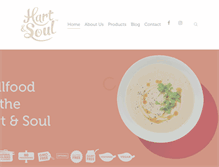 Tablet Screenshot of hartandsoul.com